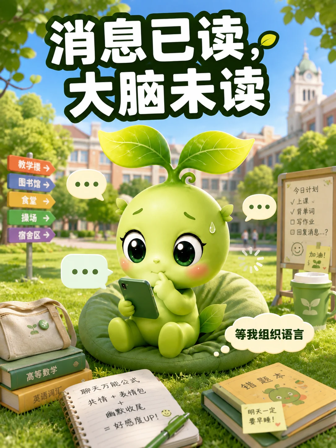 消息已读，大脑未读