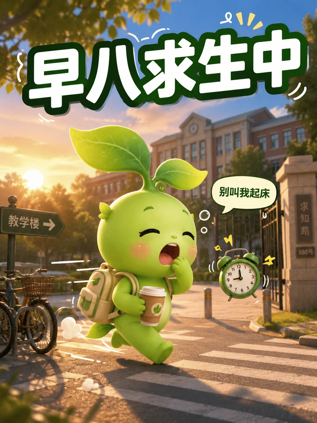 早八求生中